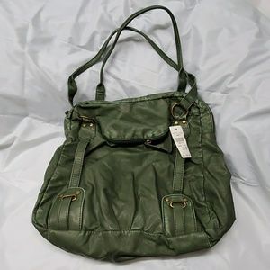 Icing olive khaki green soft purse
